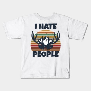 I Hate People Kids T-Shirt